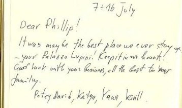 Review of Palazzo Lupini
